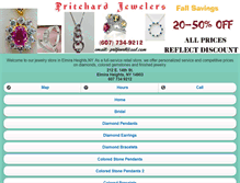 Tablet Screenshot of pritchardjewelry.com